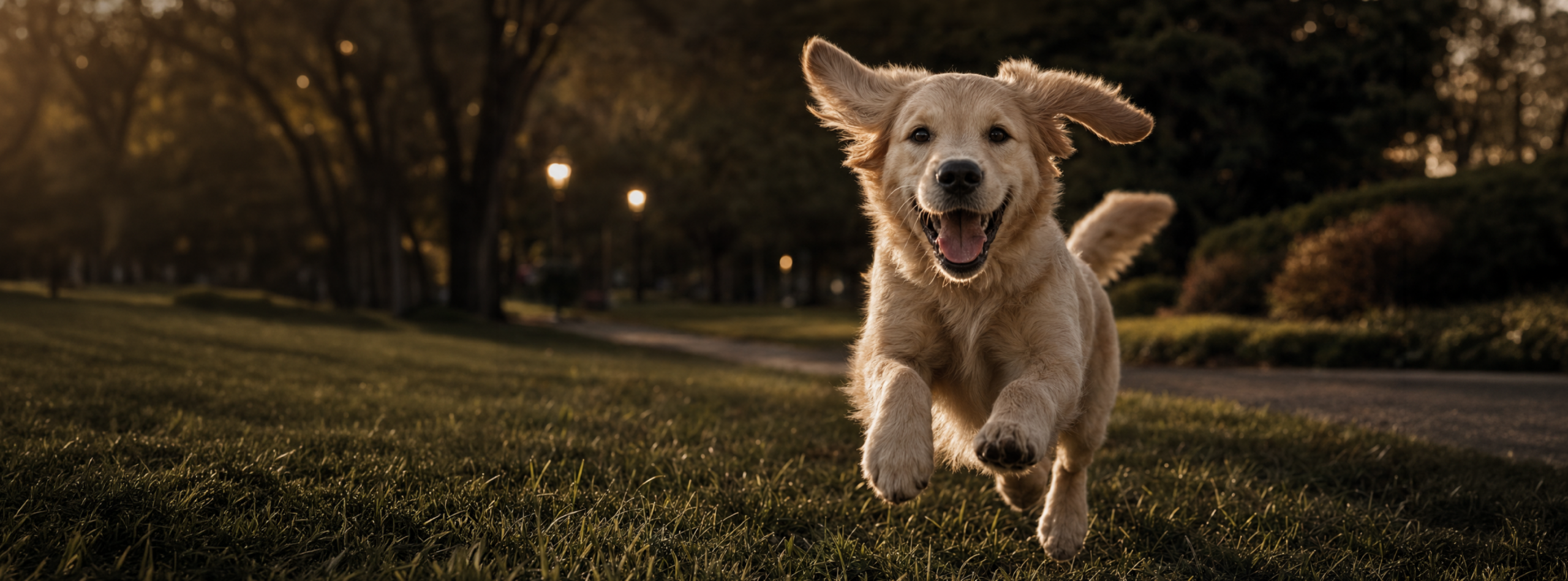 Perro activo corriendo con energía y vitalidad en un espacio abierto